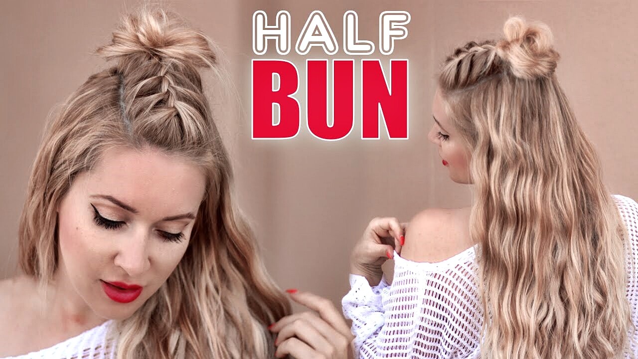 Half Bun: Instructions for The Half Bun Hairstyle