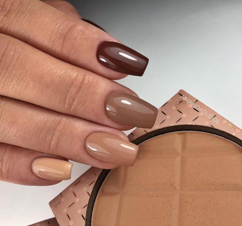 Brown Nail Polish We Will Wear This Trend in Autumn Women's Alphabet