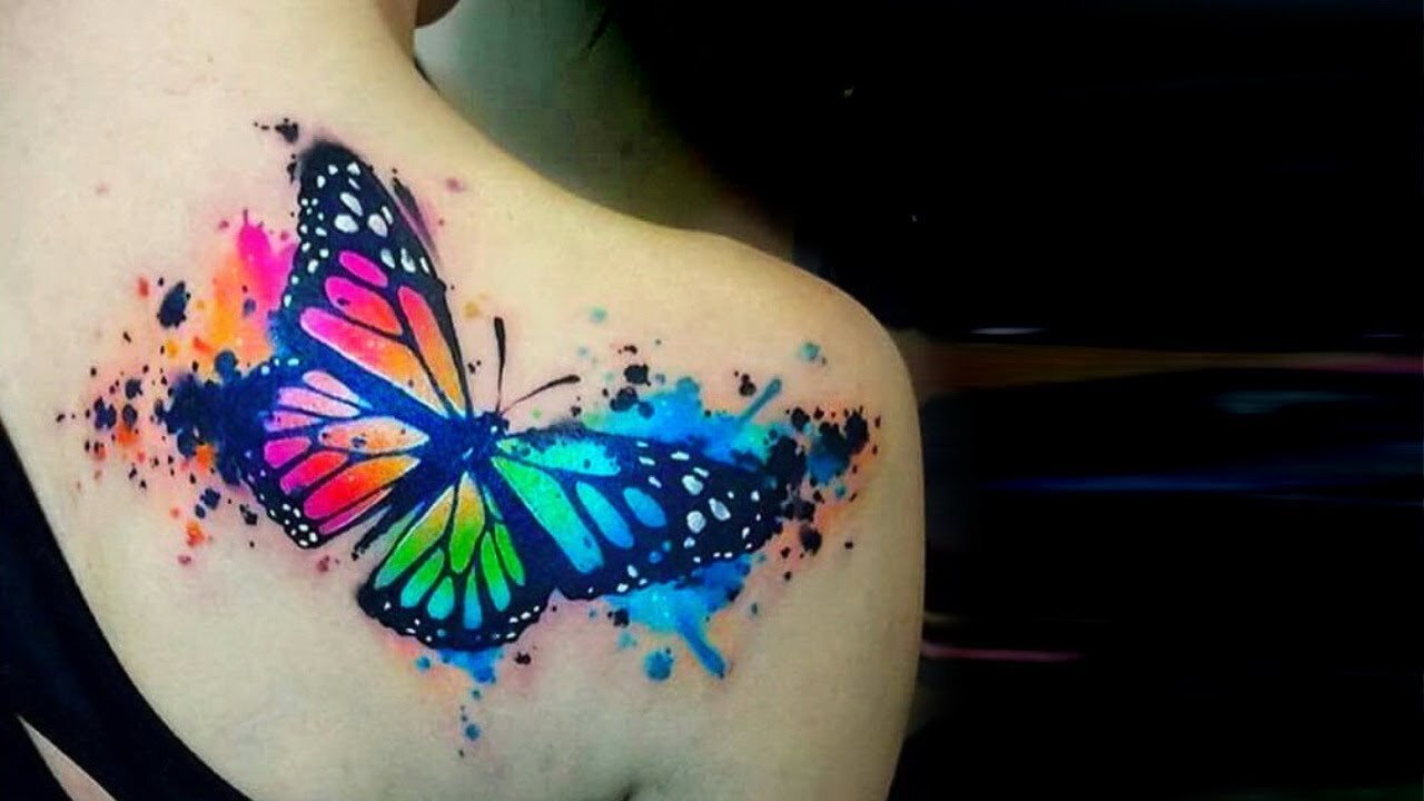 4. Dreamy Watercolor Tattoos - wide 3