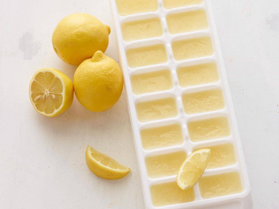 lemon juice ice cubes