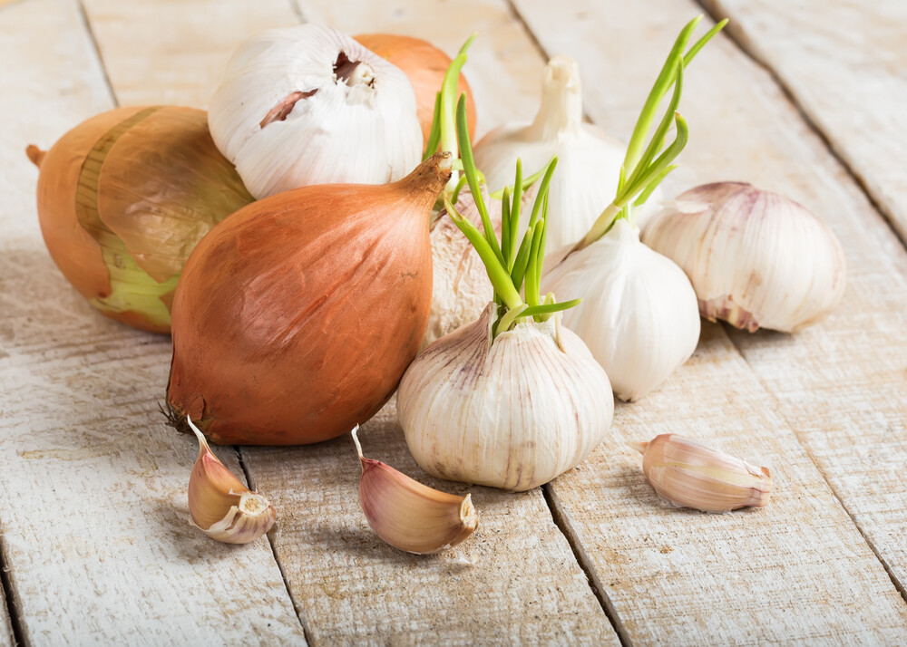 onion garlic