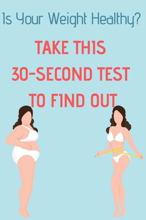 how to find out if your weight is healthy