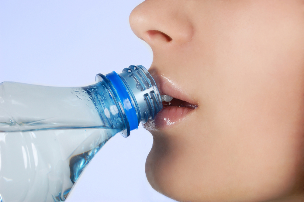 water for dry and cracked lips