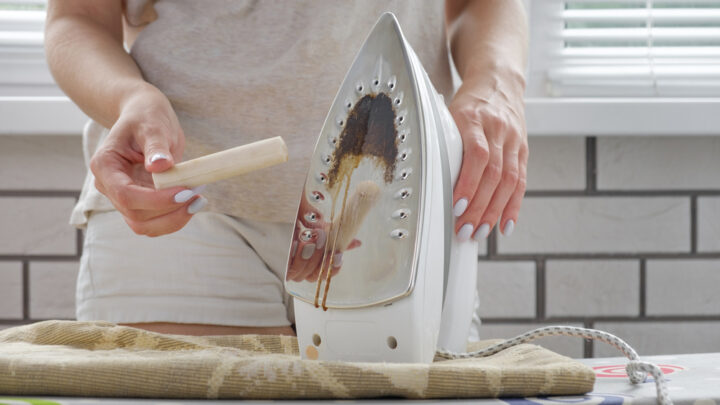 How to Remove Black Stains from An Iron