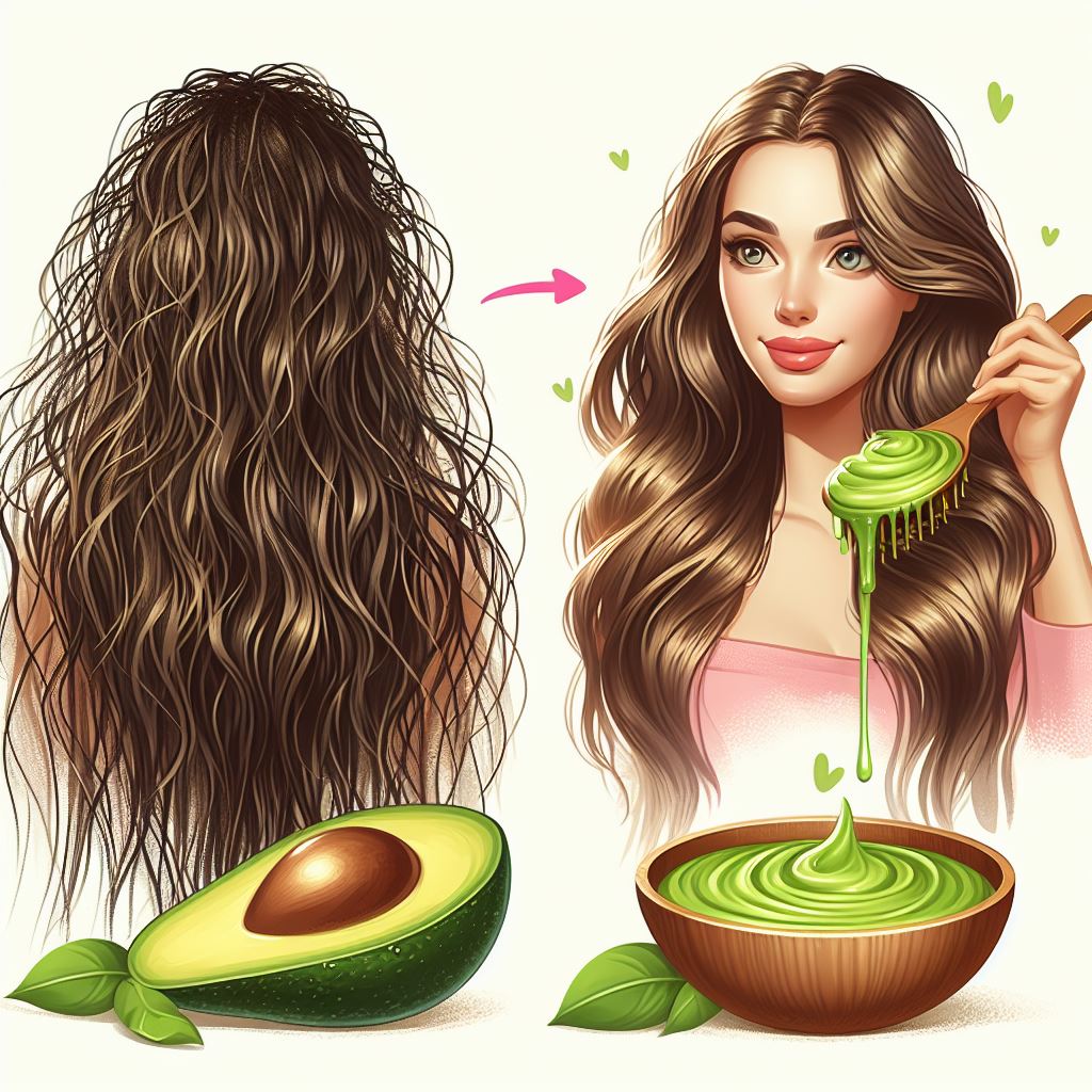 Repair Dry, Damaged Hair Overnight with Avocado