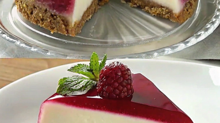 Glazed Raspberry Cheesecake