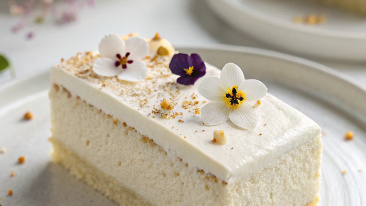 Elegant Vanilla Cloud Cake
