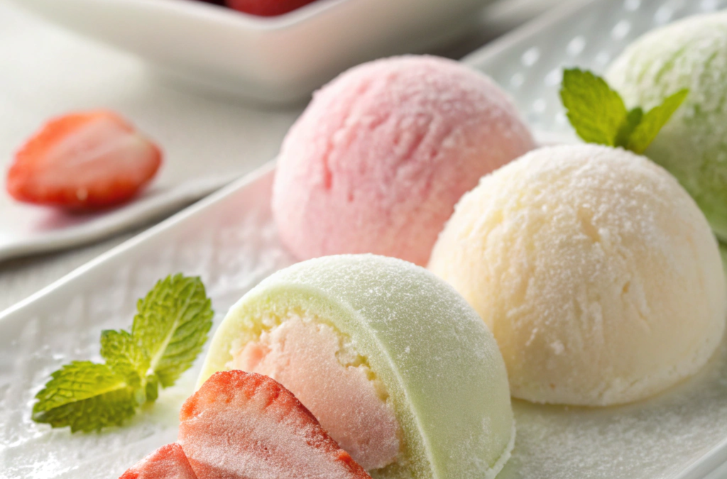 Homemade Japanese Mochi Ice Cream 1 Homemade Japanese Mochi Ice Cream