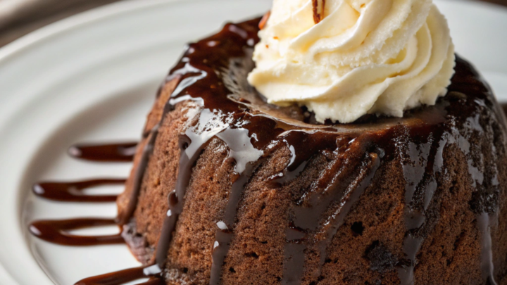 Simple Halal Chocolate Lava Cake