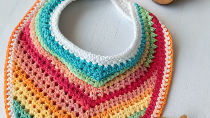 Crochet a Rainbow Bib: Easy Guide