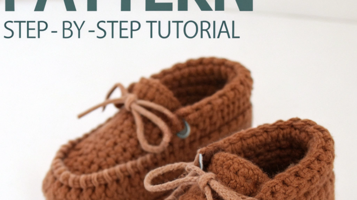 Cozy Crochet Moccasin Slippers: Easy Step-by-Step Guide