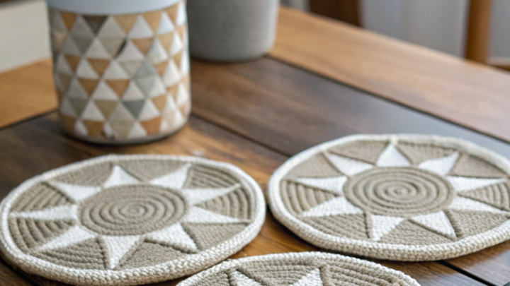 Cozy Crocheted Coasters: A Beginner-Friendly Project