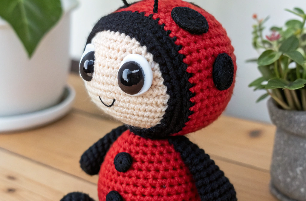 Crochet a Cute Ladybug Friend Today!