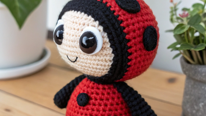 Crochet a Cute Ladybug Friend Today!