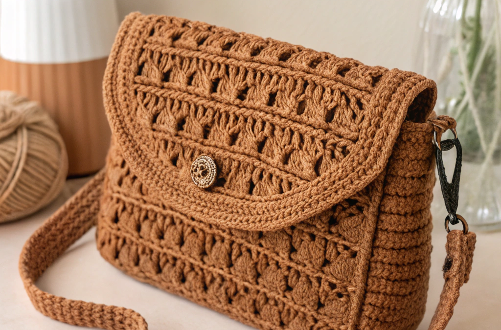 Handmade Crochet Crossbody Bag Step by Step