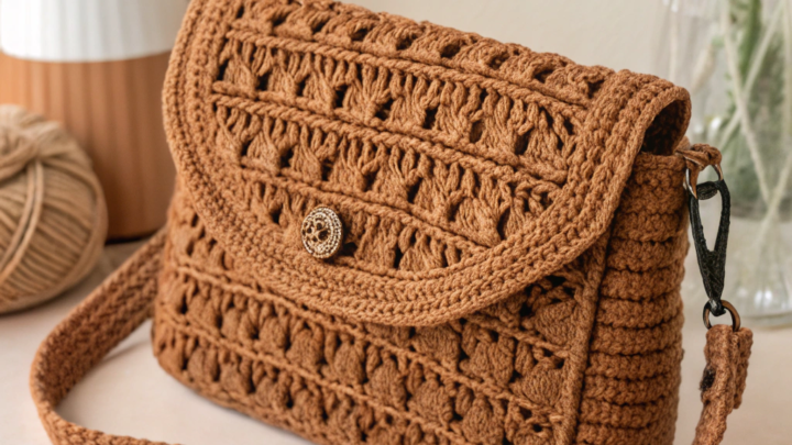 Handmade Crochet Crossbody Bag Step by Step