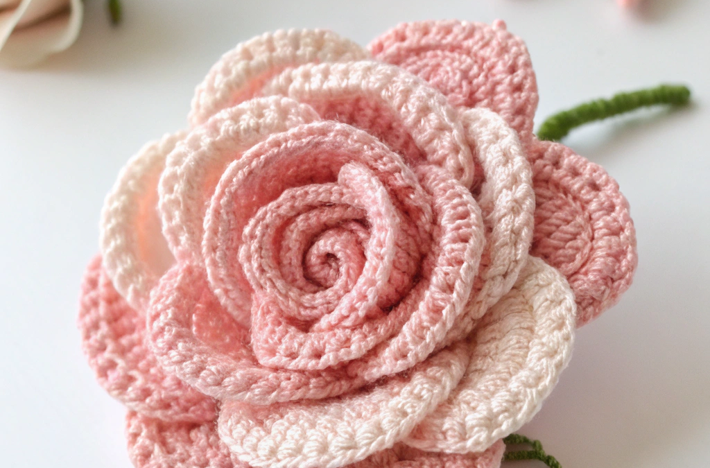 Bloom Beautifully Make Your Own Crochet Rose! 1 Bloom Beautifully Make Your Own Crochet Rose!