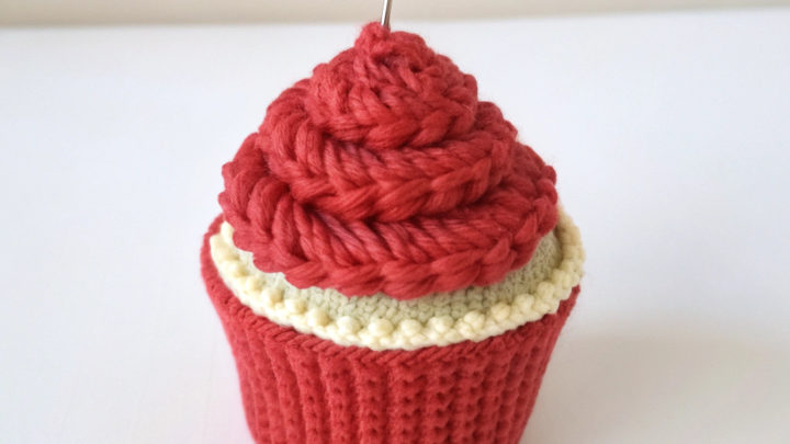 Sweet Stitches Crochet Cupcake
