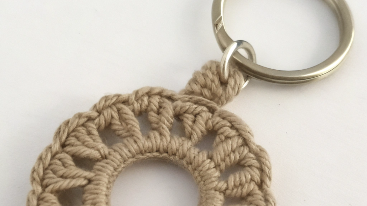 Craft a Charming Crochet Keyring