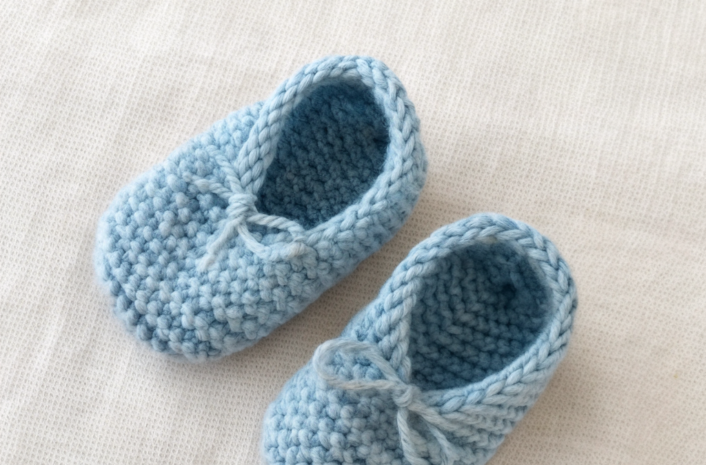 Easy Garter Stitch Booties