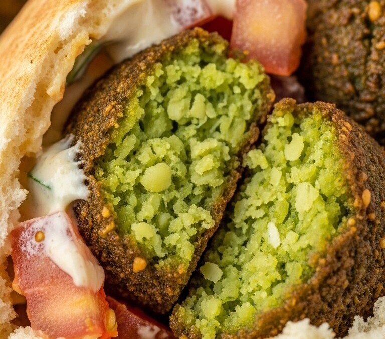 Golden Green Falafel Pitas 1 Golden Green Falafel Pitas