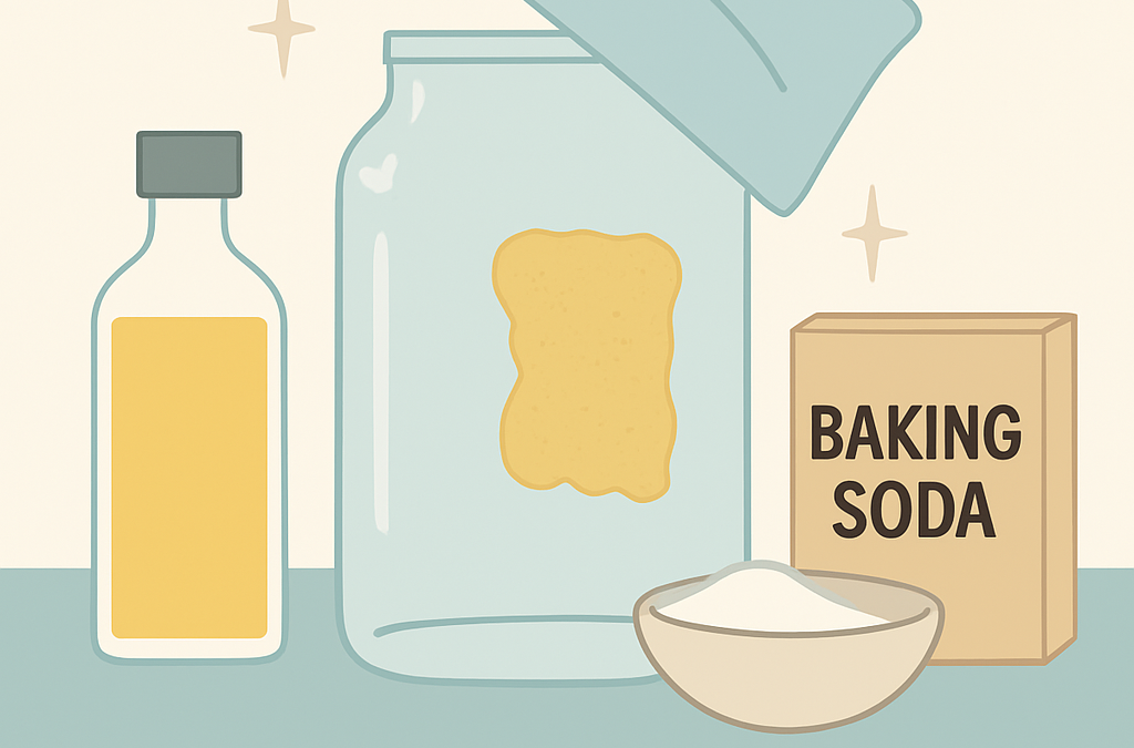 The Easiest Way to Remove Sticky Residue (Using Just 2 Pantry Ingredients!)