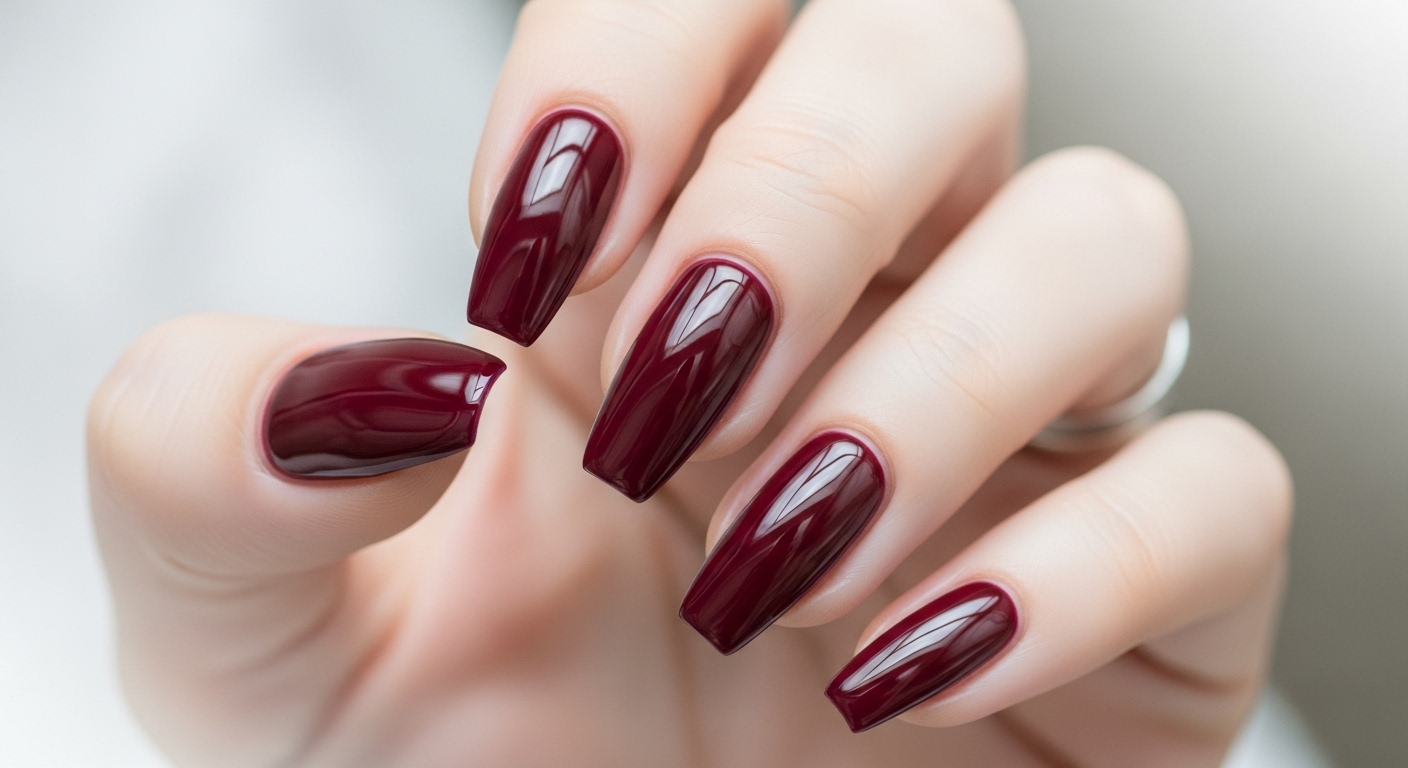 Timeless Deep Burgundy Shine