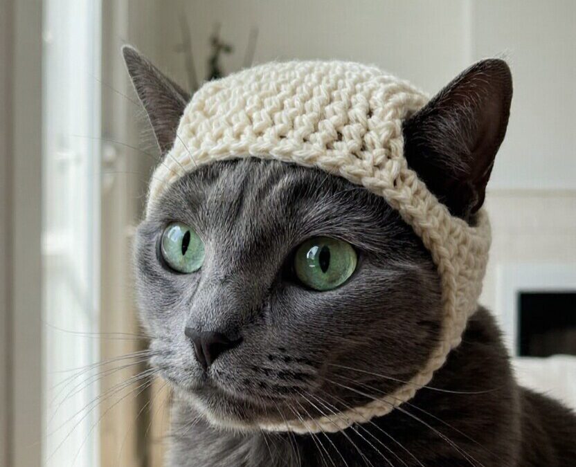 Free Crochet Cat Beanie Pattern for Beginners 1 Free Crochet Cat Beanie Pattern for Beginners