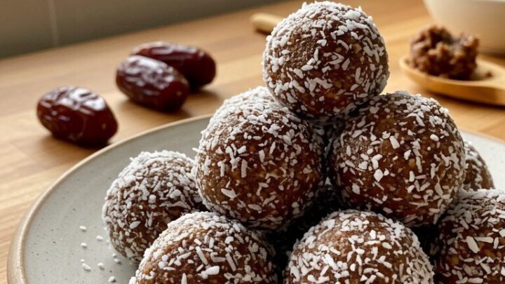 Easy No-Bake Date and Coconut Energy Balls