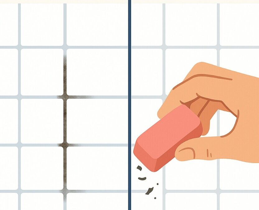 The Ultimate Eraser Hack for Clean Grout