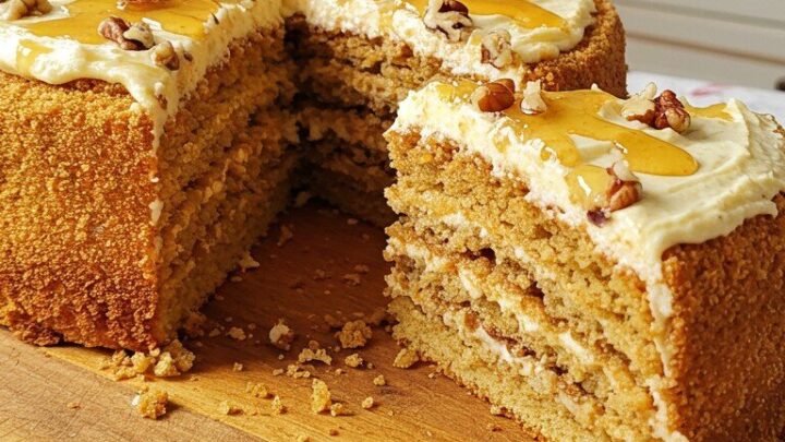 Easy Homemade Honey Cake Recipe (Russian Medovik)