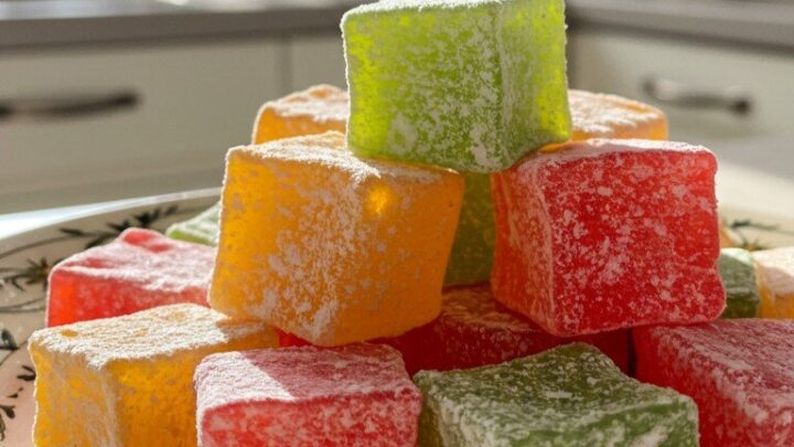 Colorful Homemade Turkish Delight