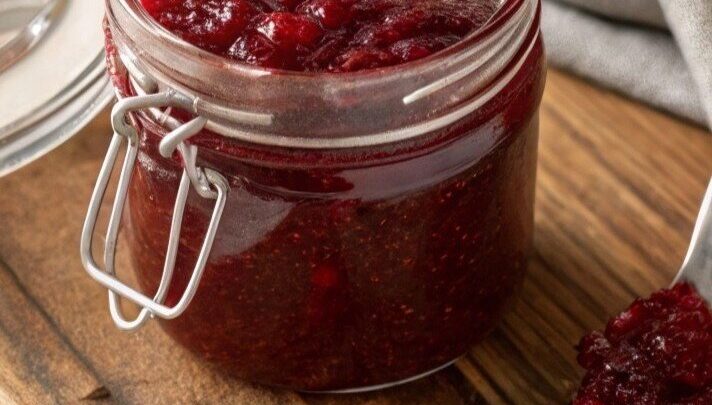 Vibrant Homemade Raspberry Chia Jam