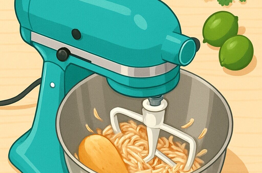 A Guide to Effortless Shredded Chicken: The Stand Mixer Method