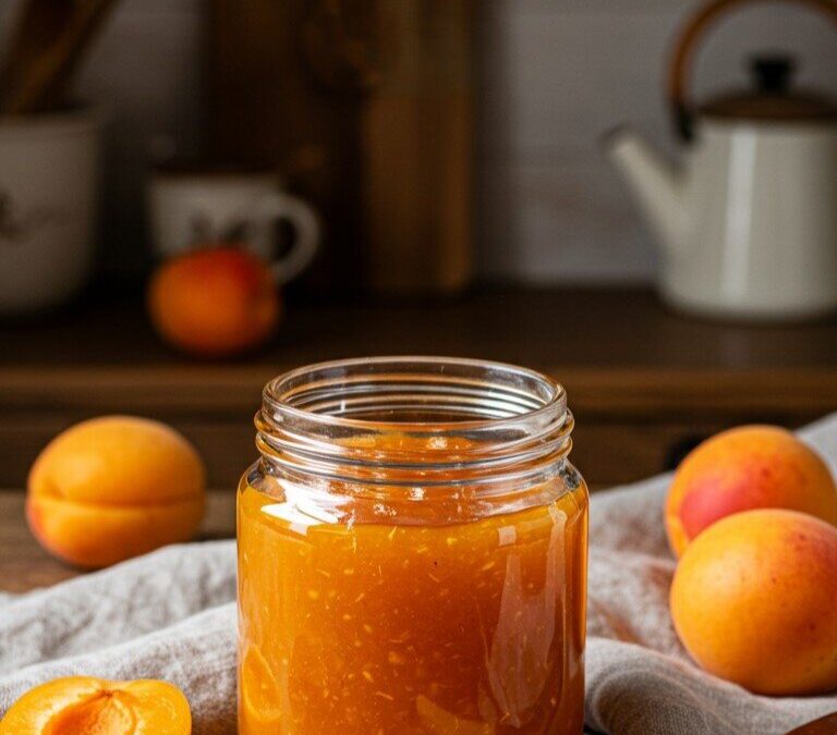 Simple 3-Ingredient Apricot Jam (No Pectin Needed)