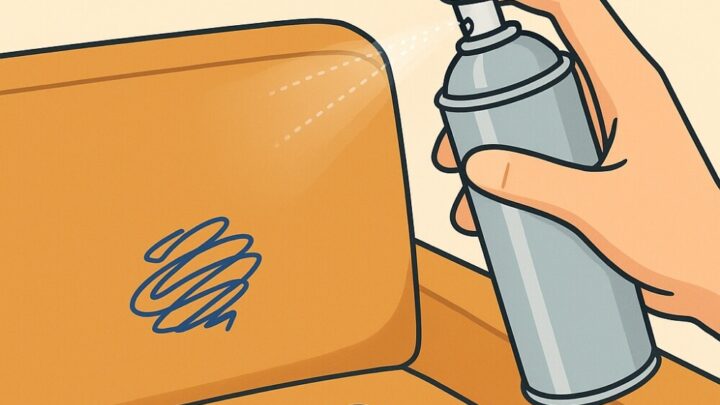 The Unexpected Hero for Ink-Stained Leather: How Hairspray Solves the Problem!