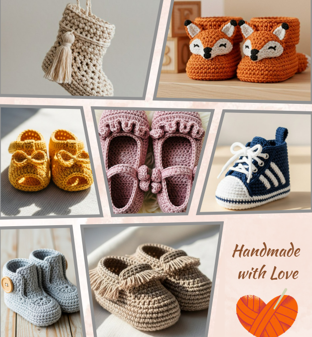 7 Inspiring Crochet Baby Bootie Designs & Ideas