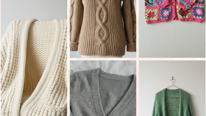 6 Gorgeous Sweater & Cardigan Styles