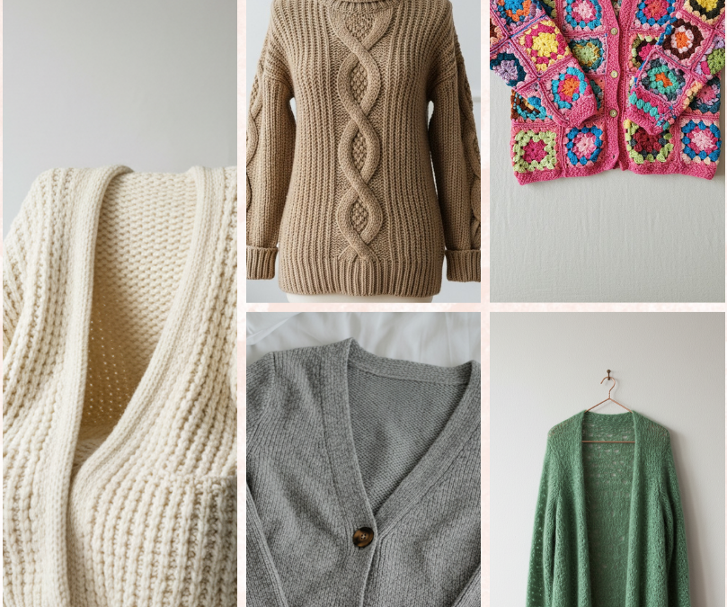 6 Gorgeous Sweater & Cardigan Styles