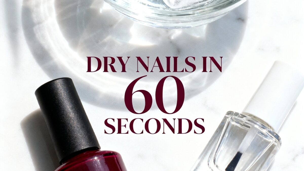 The Ultimate Guide to the 60-Second Ice Water Bath for Instantly Dry Nails