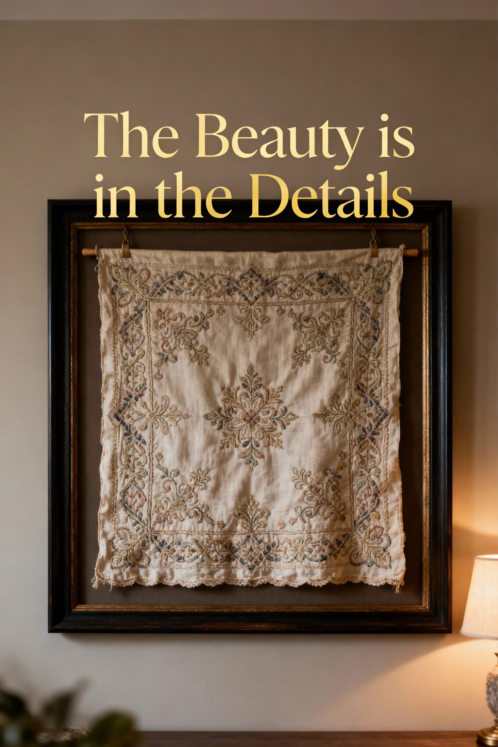 When mixing different textures, a consistent color palette is key. See how a soothing combination of neutrals, greens, and dusty rose can tie various handcrafted elements together for a cohesive and beautiful look.