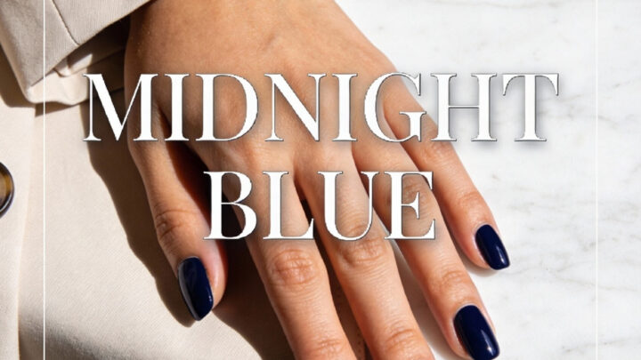 Sophisticated Depth: The Midnight Blue and Navy Nails Manicure