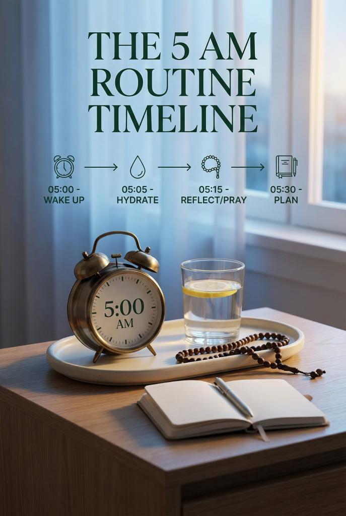 Dc5 Morning Routine The Perfect 5 AM Morning Routine Timeline: Own Your Day Before It ...