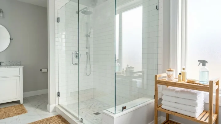 The Dish Soap and Vinegar Trick to Melt Away Shower Scum (And Why It Never Fails)