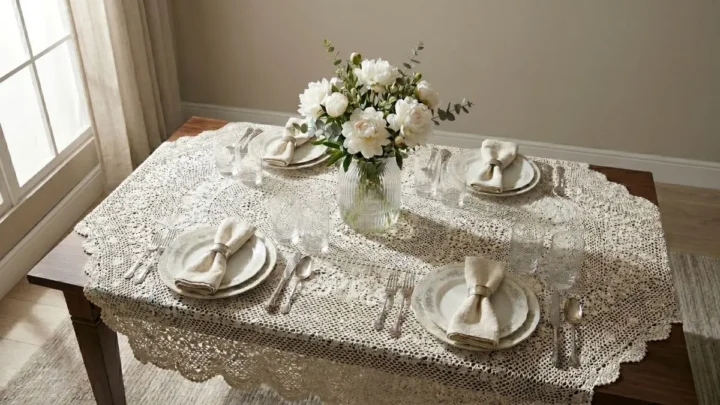 5 Vintage Aesthetics: Crochet Tablecloth Designs for Elegant Dining