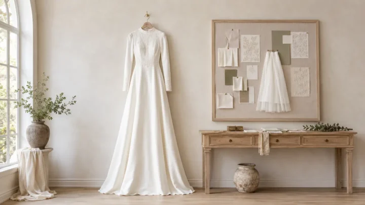 How to Build a Modest Bridal Mood Board Without Losing Sight of the Dress