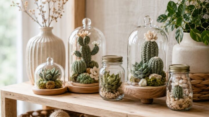 Miniature Crochet Terrariums You’ll Want in Every Room