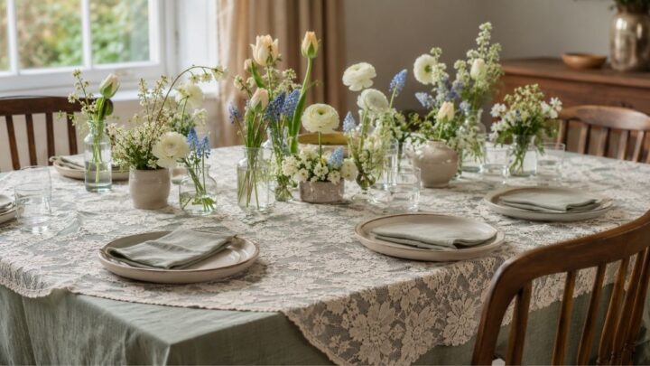 Lace Tablecloths Are Back—But the Fresh Spring Table Trick Is the Layer Underneath