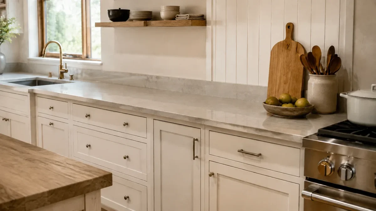 Before You Decorate the Kitchen Counter, Use the 70% Clear-Surface Rule