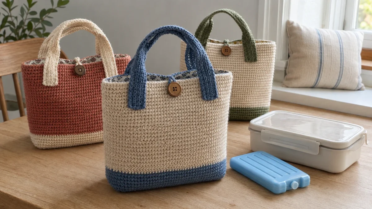 Crochet Lunch Bags Are the Soft-Structure Accessory Pinterest Is Saving for Back to School